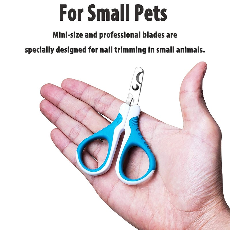 gonicc Professional Pet Nail Clippers and Trimmer - Best for Cats, Small Dogs and Any Small Pets. Sharp Angled Blade Pet Nail Trimmer Scissors. - Image 5